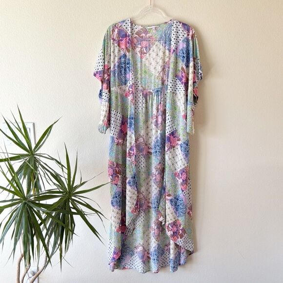 Victoria’s Secret Patchwork Duster Kimono - Picture 1 of 11
